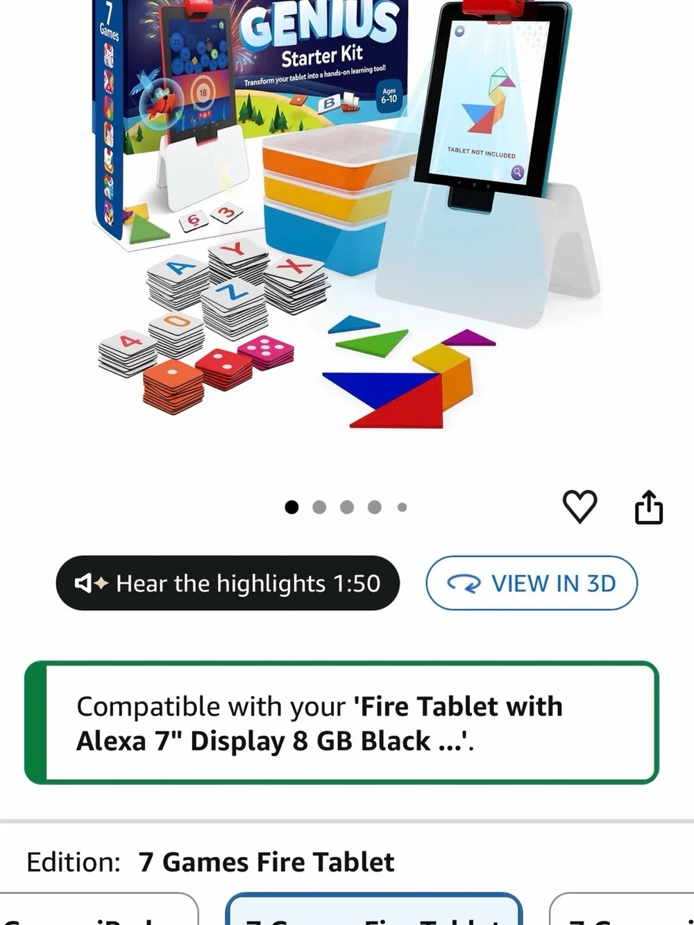 Osmo learning fire tablet bundle kit
